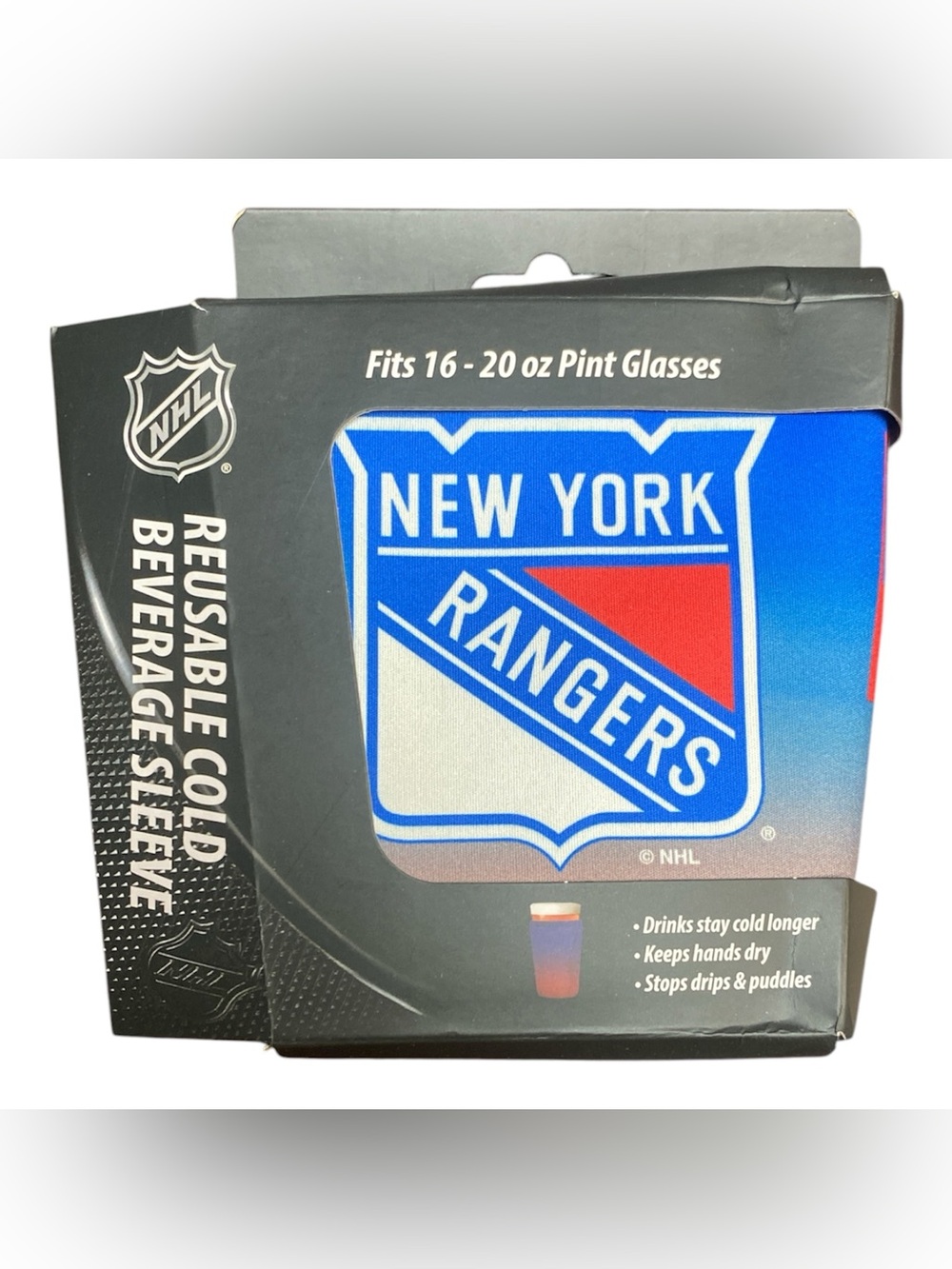 NWT NHL Ombre‎ Pint Glass Sleeve L34